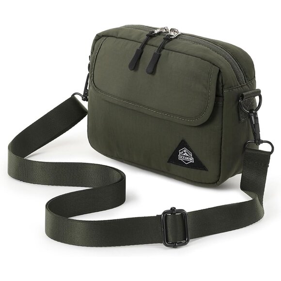 Army Green Mini Crossbody Waist Pack - Adjustable, Waterproof, Versatile - Picture 1 of 6